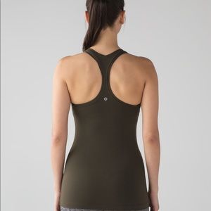 Lululemon racer back tank - olive